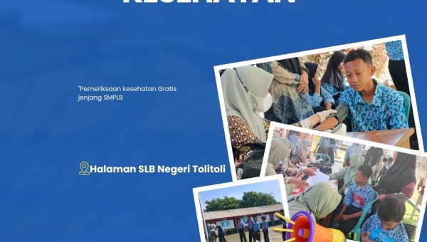 Pemeriksaan Kesehatan Gratis - SLB Negeri Tolitoli