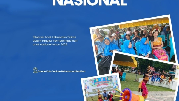 Ekspresi Anak Kabupaten SLB Negeri Tolitoli Menyambut Hari Anak Nasional Tahun 2025