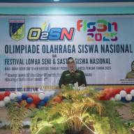 Pembukaan Kegiatan O2SN Dan FLS3N Bagi Anak Berkebutuhan Khusus (ABK) Tingkat Provinsi Sulawesi Tengah Tahun 2025